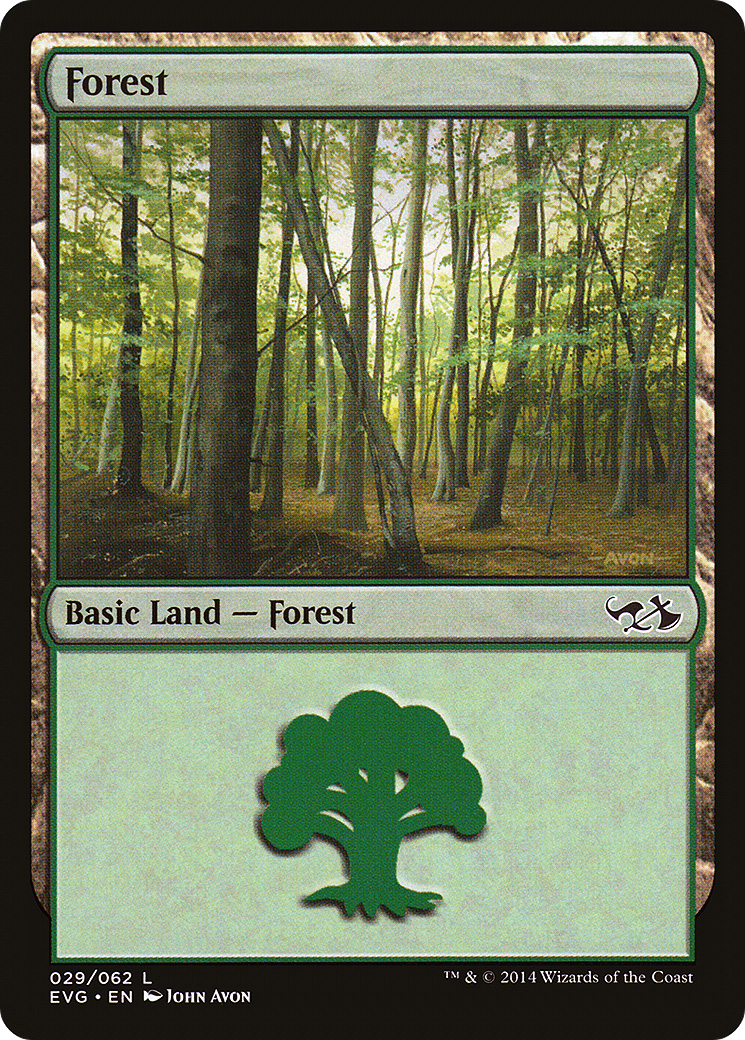 Forest (DD3-029) (Elves vs Goblins) [Duel Decks Anthology: Elves vs. Goblins]
