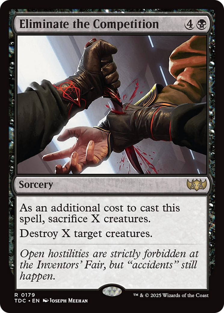 Eliminate the Competition (TDC-179) [Commander: Tarkir: Dragonstorm]