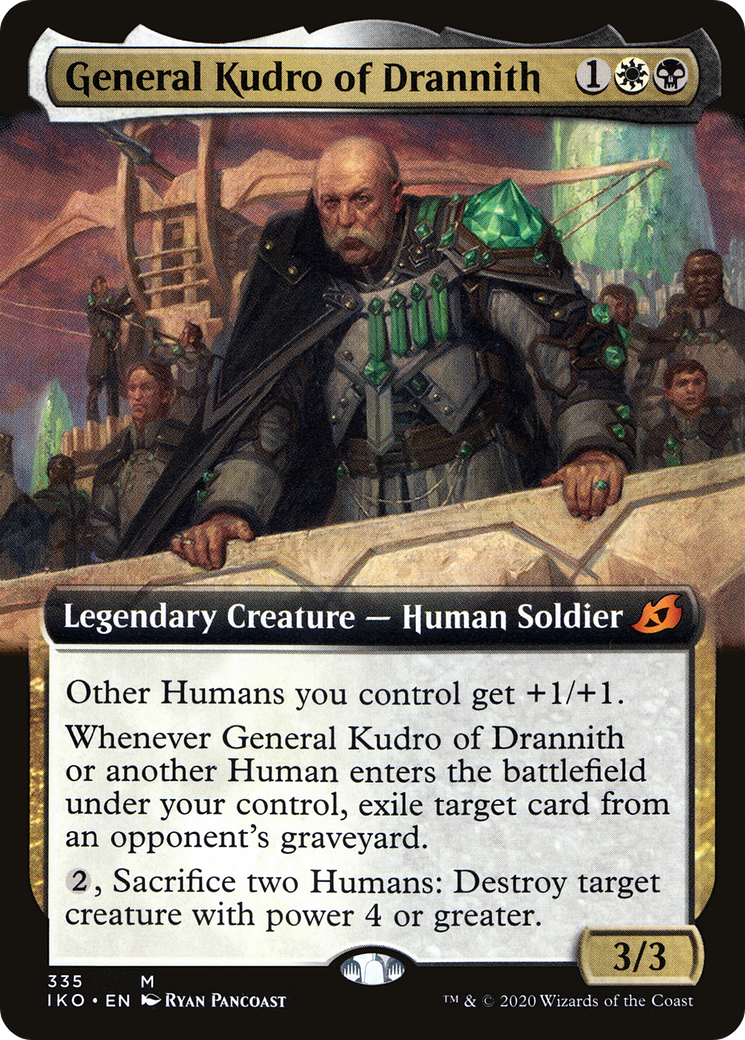 General Kudro of Drannith (Extended Art) (IKO-335) [Ikoria: Lair of Behemoths] Foil