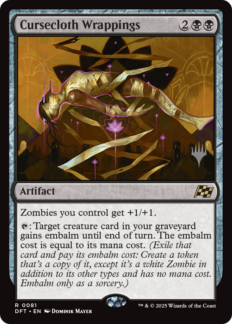 Cursecloth Wrappings (PPDFT-081) [Promo Pack: Aetherdrift] Foil