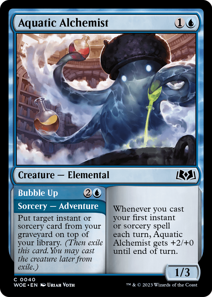 Aquatic Alchemist (WOE-040) [Wilds of Eldraine] Foil
