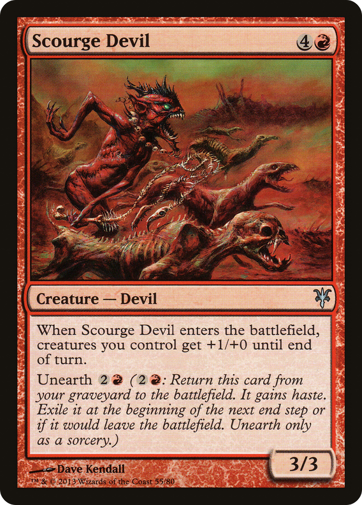 Scourge Devil (DDK-055) [Duel Decks: Sorin vs. Tibalt]