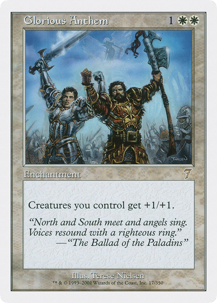Glorious Anthem (7ED-017) [7th Edition]