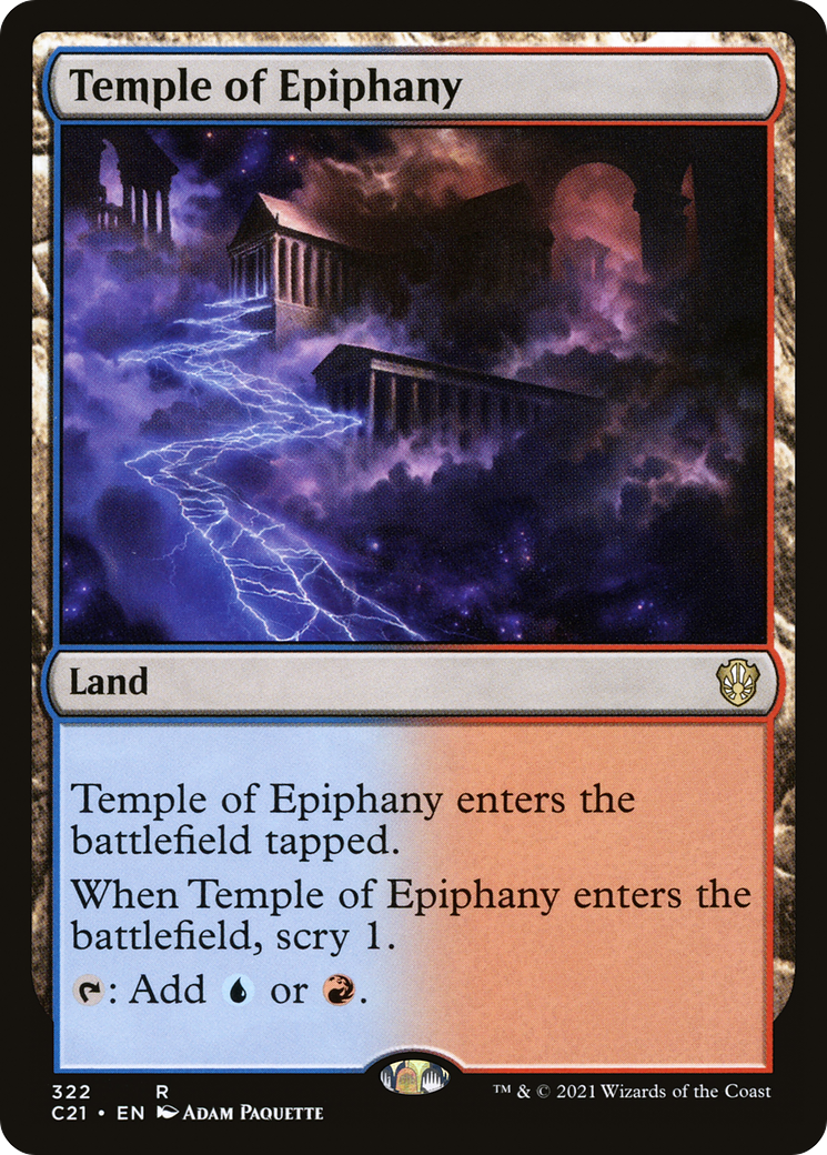Temple of Epiphany (C21-322) [Commander 2021]