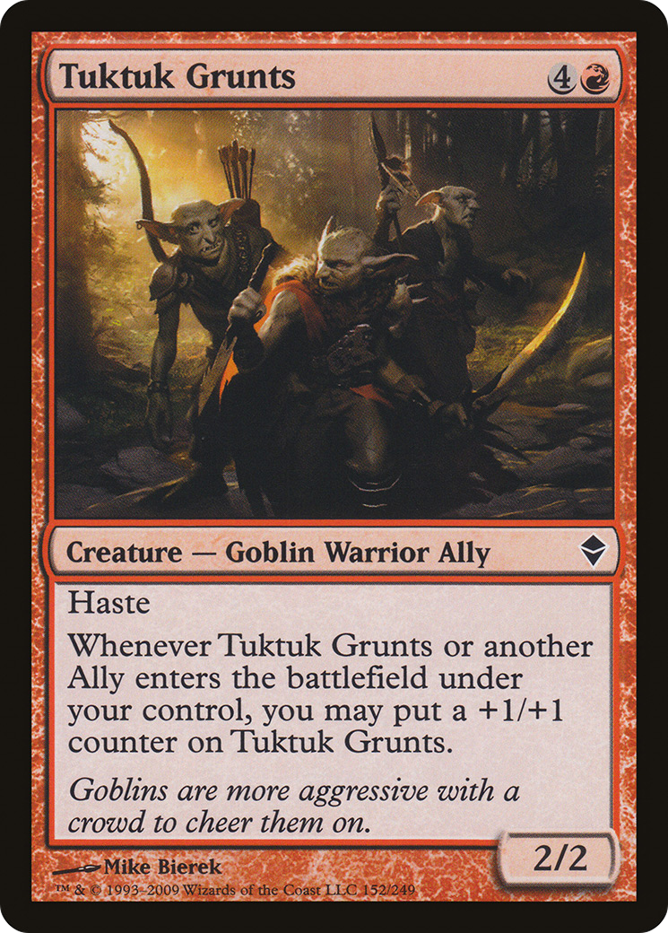 Tuktuk Grunts (ZEN-152) [Zendikar] Foil