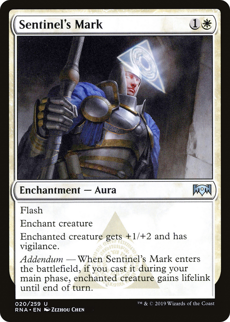 Sentinel's Mark (RNA-020) [Ravnica Allegiance] Foil