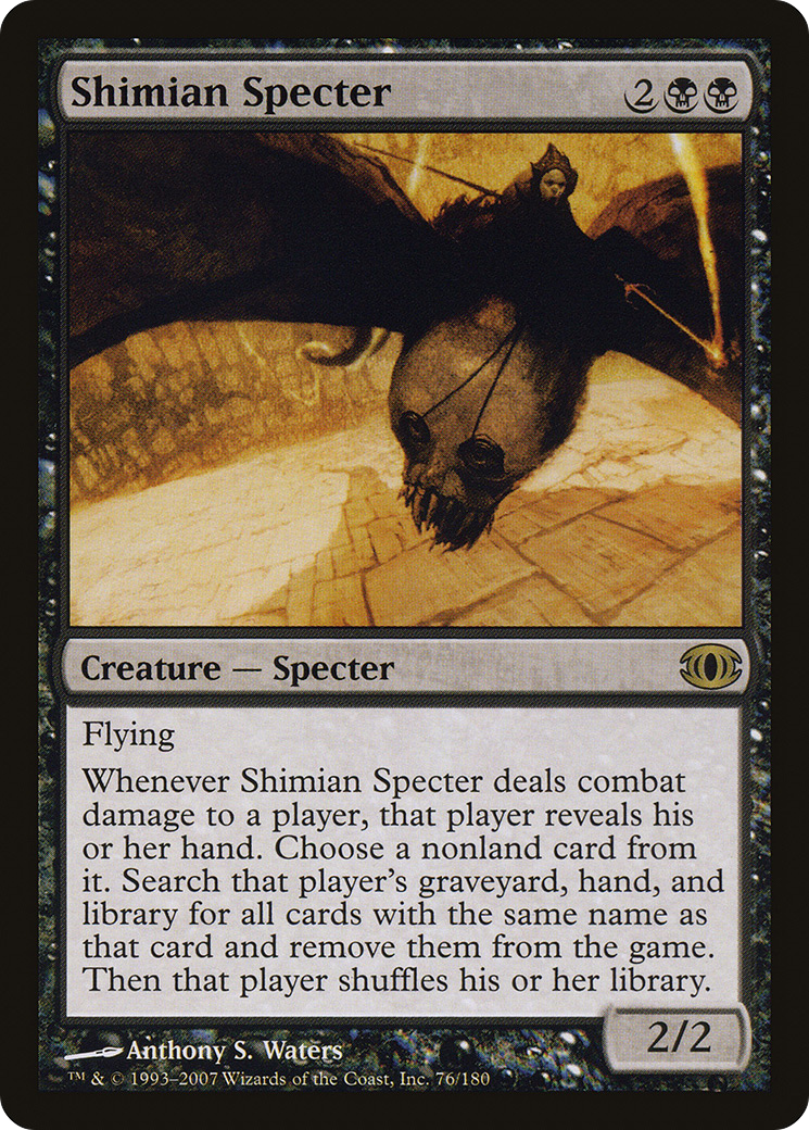 Shimian Specter (FUT-076) [Future Sight] Foil
