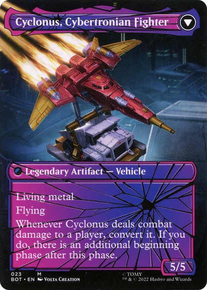 Cyclonus, the Saboteur (Shattered Glass) (BOT-023) (Borderless) [Transformers]
