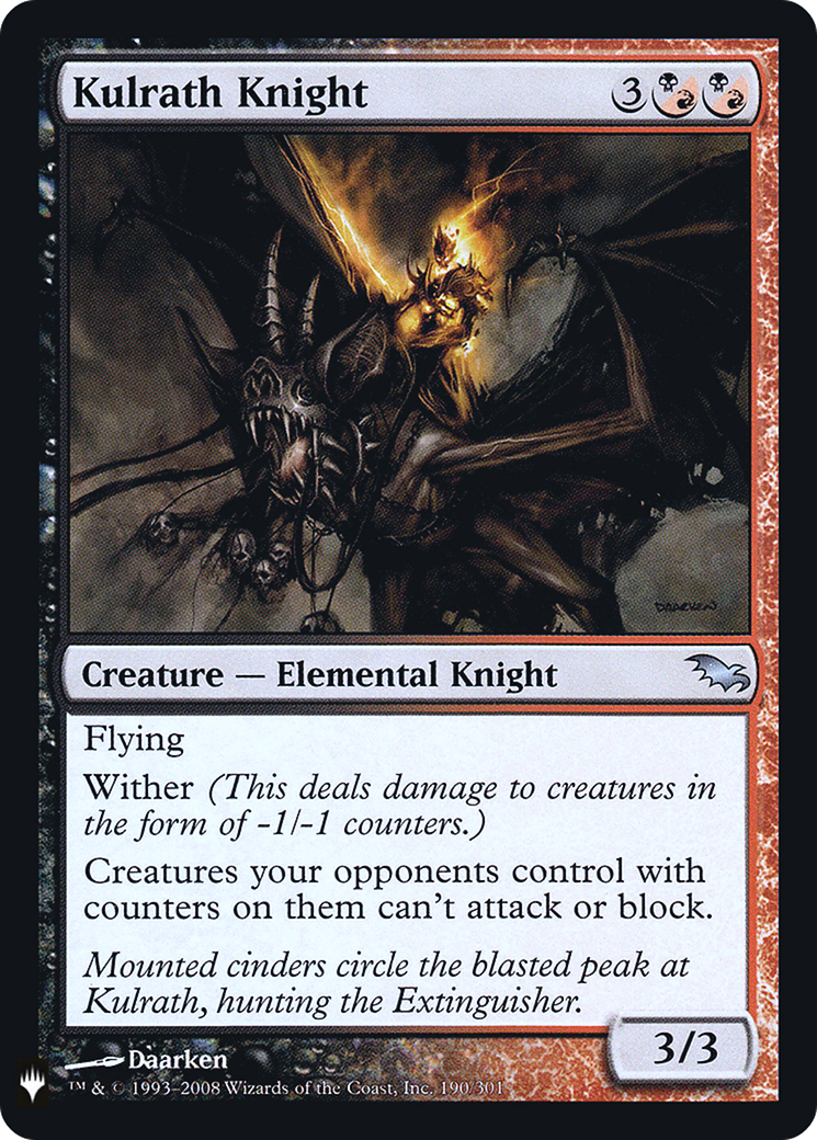 Kulrath Knight (LIST-SHM-190) [The List] Foil