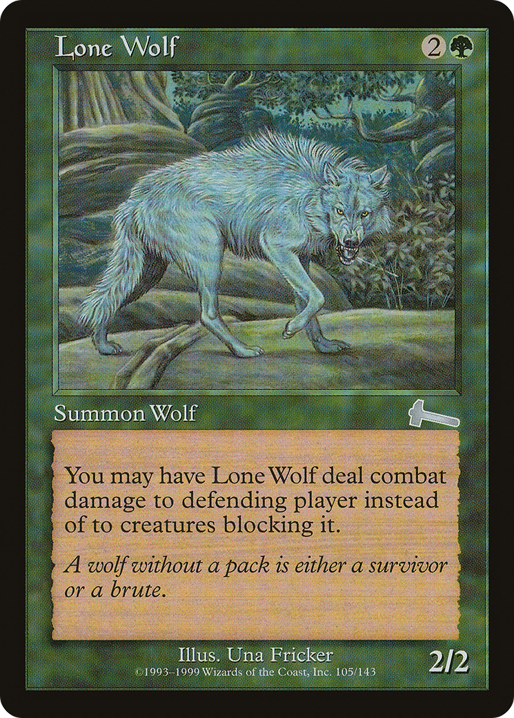 Lone Wolf (ULG-105) [Urza's Legacy]