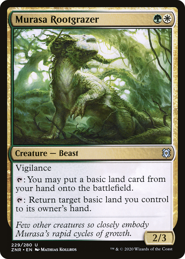 Murasa Rootgrazer (ZNR-229) [Zendikar Rising] Foil