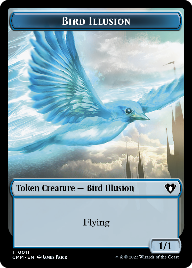 Bird Illusion (TCMM-011) [Commander Masters Tokens]
