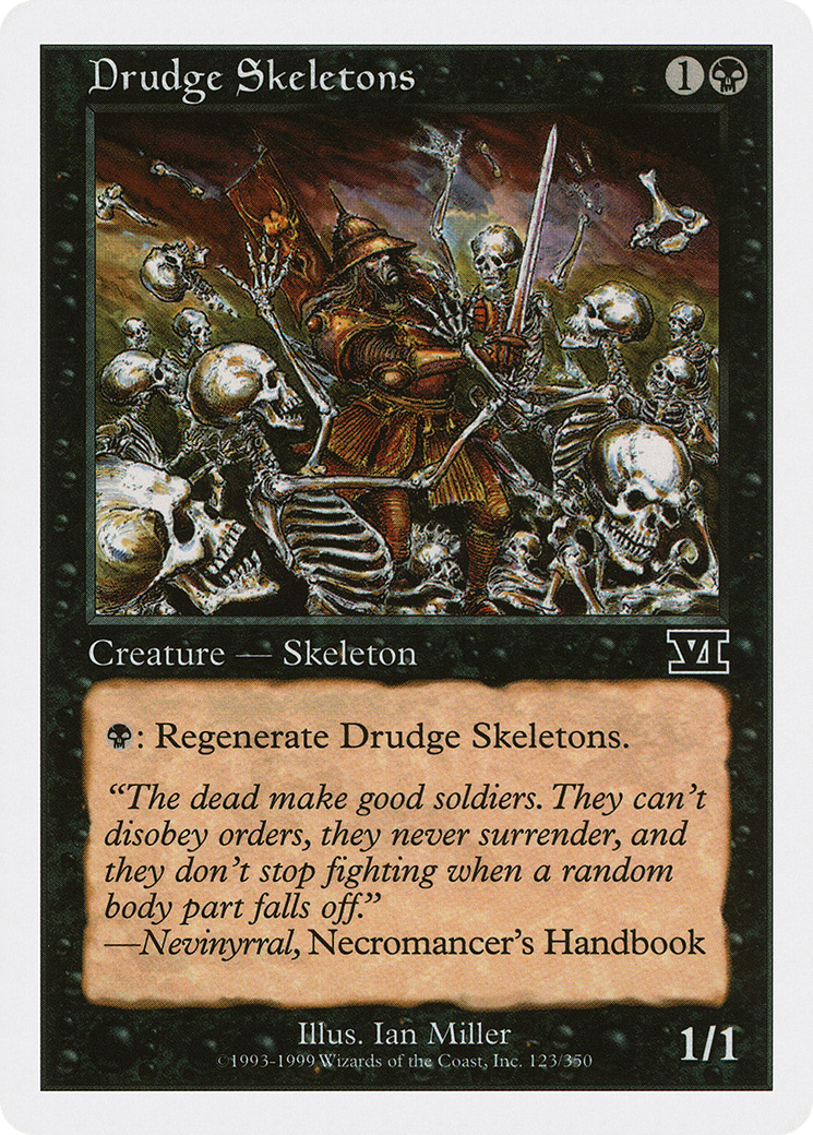 Drudge Skeletons (6ED-123) [Classic Sixth Edition]