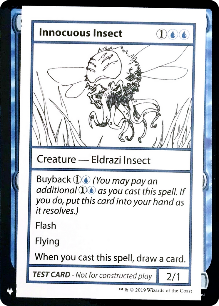 Innocuous Insect [Mystery Booster Playtest Cards 2019]