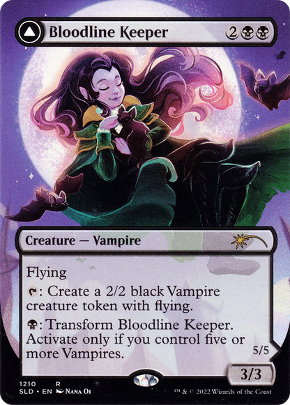 Bloodline Keeper (Display Commander) - Thick Stock (SLD-1210) (Borderless) [Secret Lair Drop]