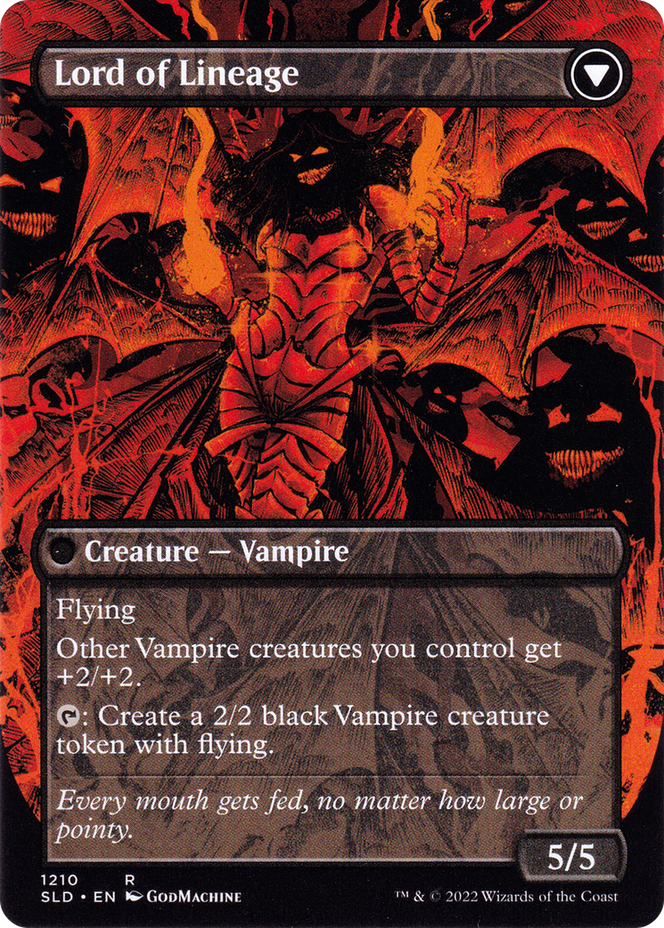 Bloodline Keeper (Display Commander) - Thick Stock (SLD-1210) (Borderless) [Secret Lair Drop]