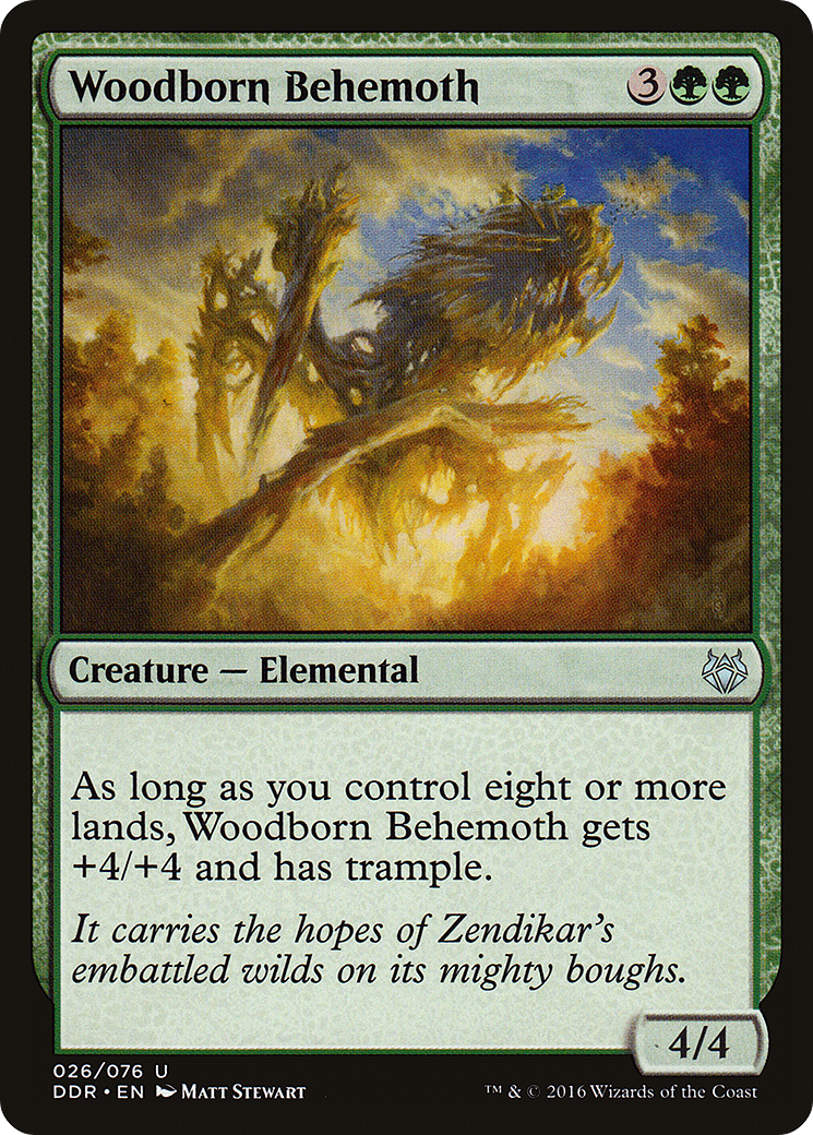 Woodborn Behemoth (DDR-026) [Duel Decks: Nissa vs. Ob Nixilis]