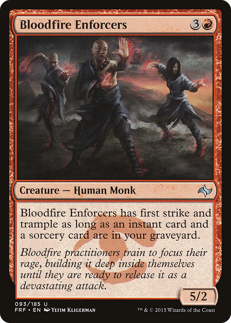 Bloodfire Enforcers (FRF-093) [Fate Reforged] Foil