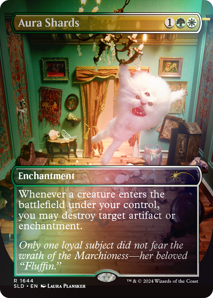 Aura Shards (Rainbow Foil) (SLD-1644) (Borderless) [Secret Lair Drop] Foil