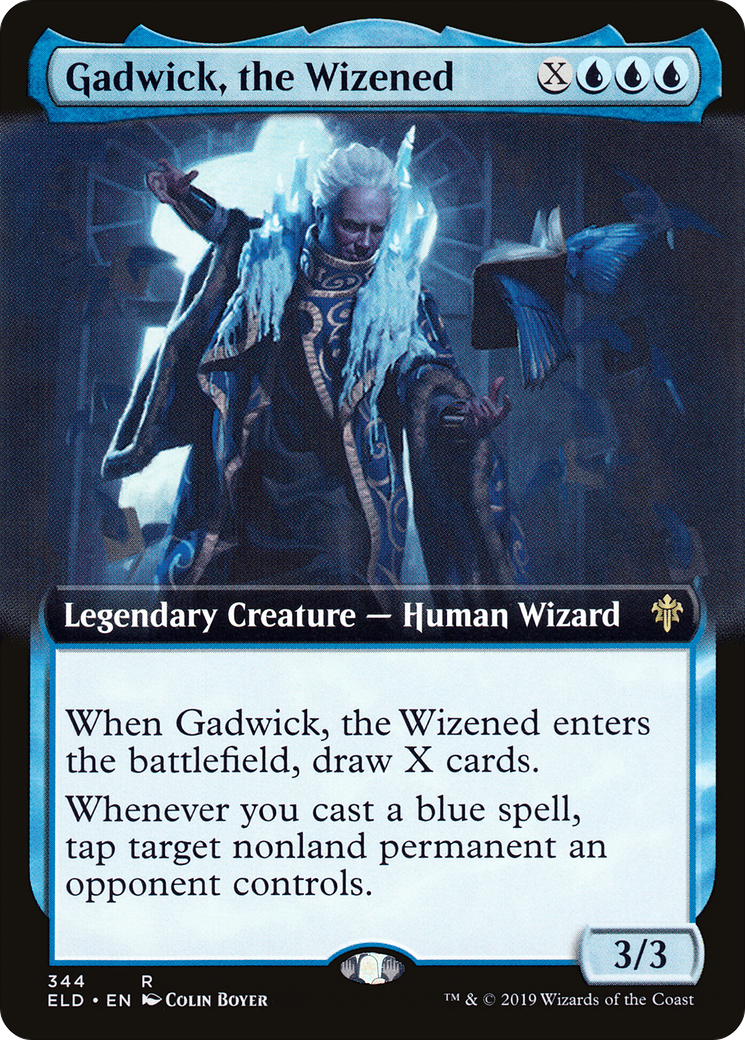 Gadwick, the Wizened (Extended Art) (ELD-344) [Throne of Eldraine] Foil