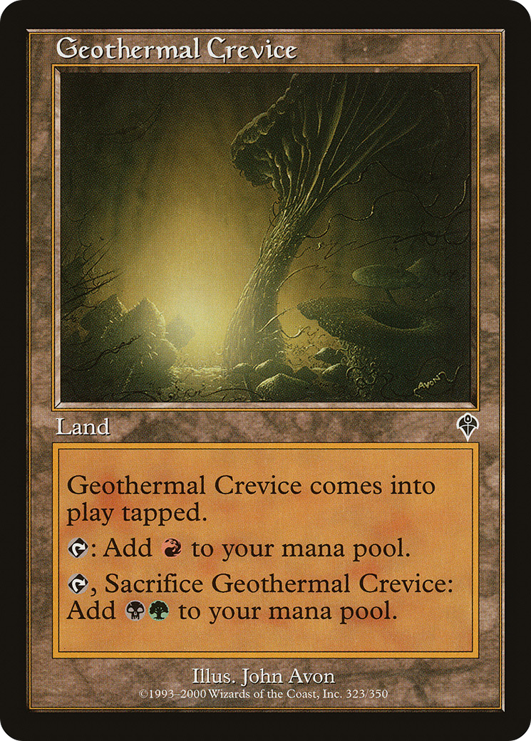 Geothermal Crevice (INV-323) [Invasion] Foil