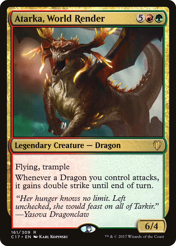 Atarka, World Render (C17-161) [Commander 2017]