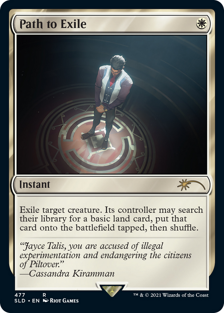 Path to Exile (Secret Lair x Arcane) (SLD-477) [Secret Lair Drop] Foil