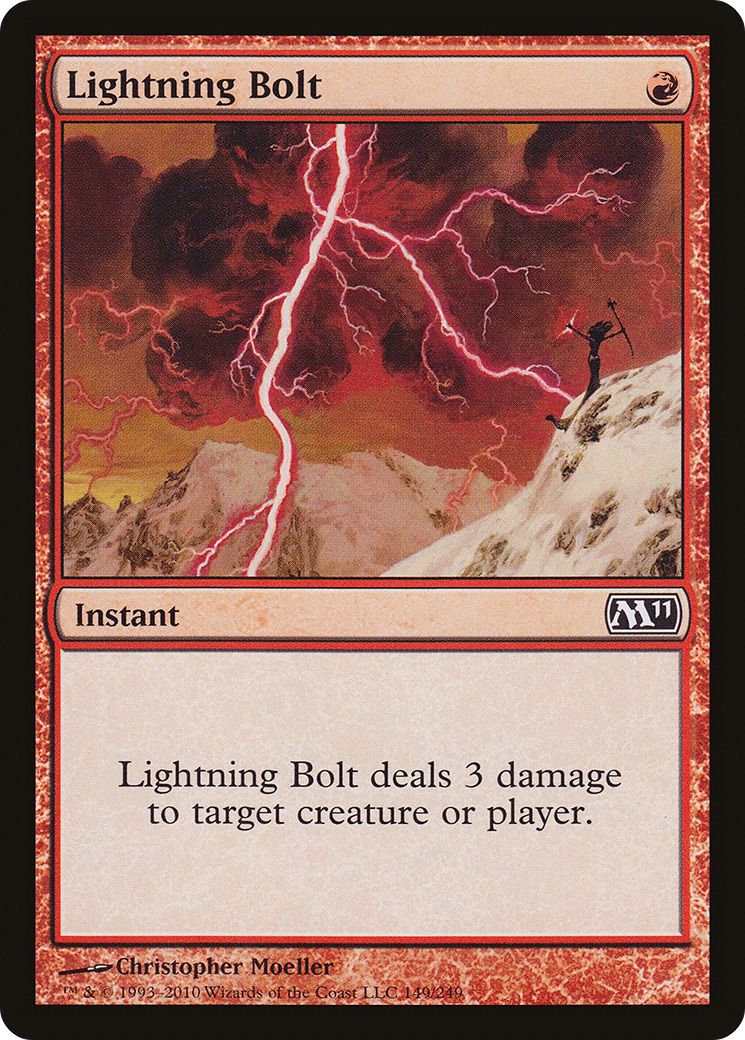 Lightning Bolt (M11-149) [Magic 2011] Foil