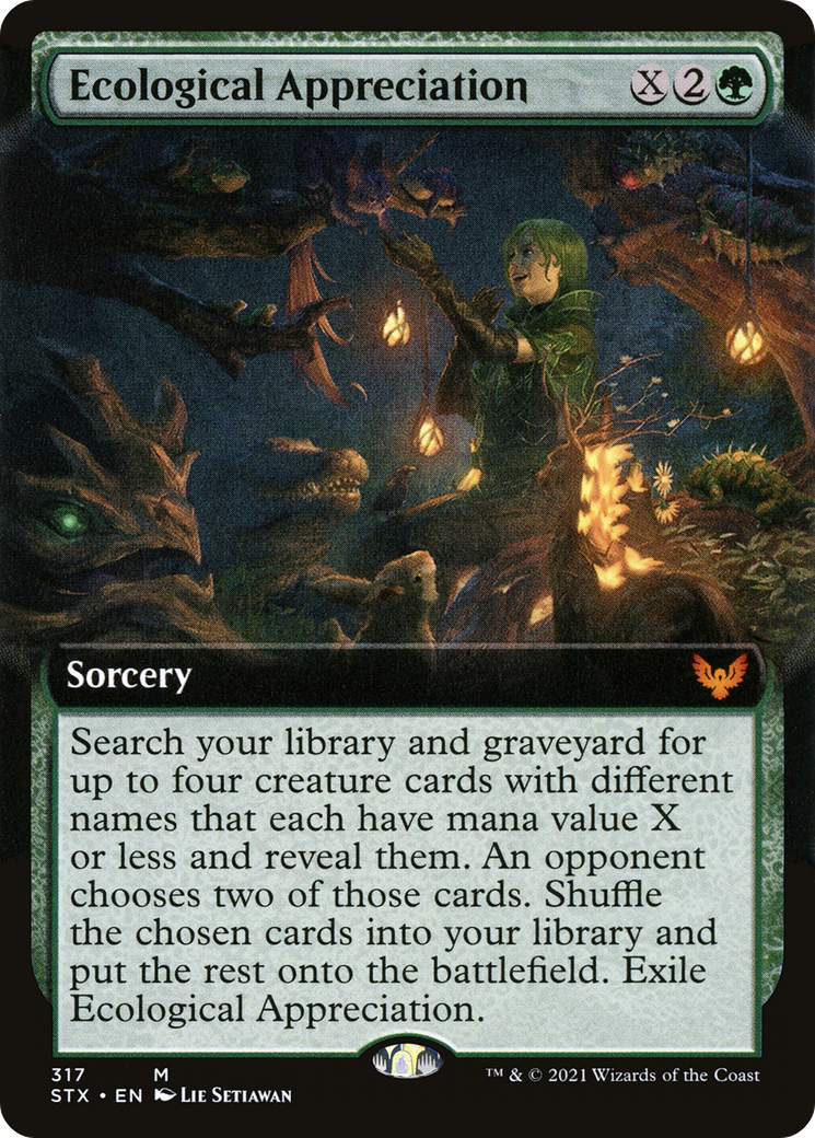 Ecological Appreciation (Extended Art) (STX-317) [Strixhaven: School of Mages]