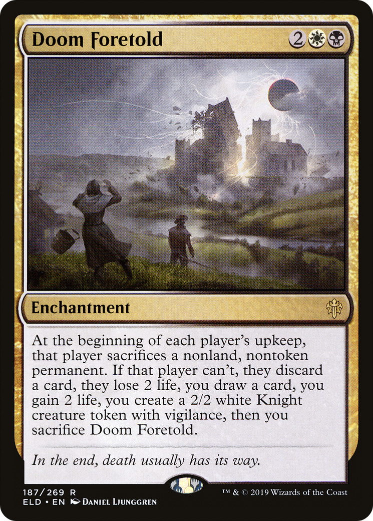 Doom Foretold (ELD-187) [Throne of Eldraine] Foil