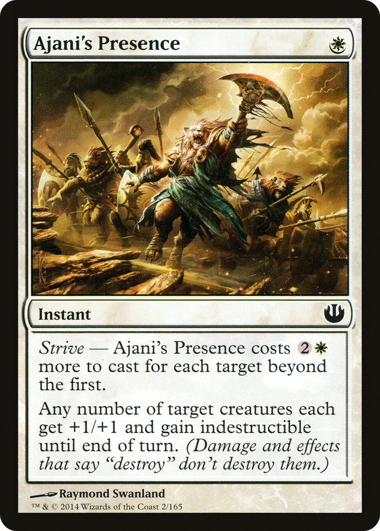 Ajani's Presence (JOU-002) [Journey into Nyx] Foil