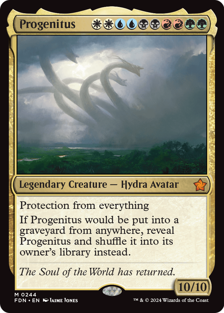 Progenitus (FDN-244) [Foundations] Foil