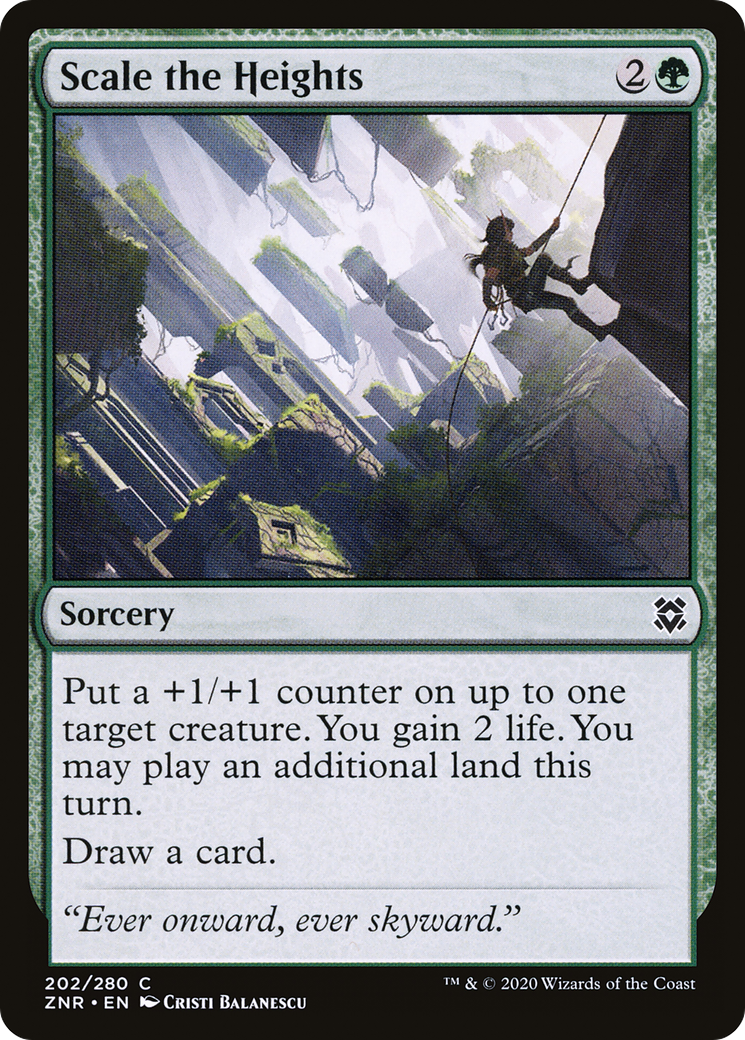Scale the Heights (ZNR-202) [Zendikar Rising] Foil