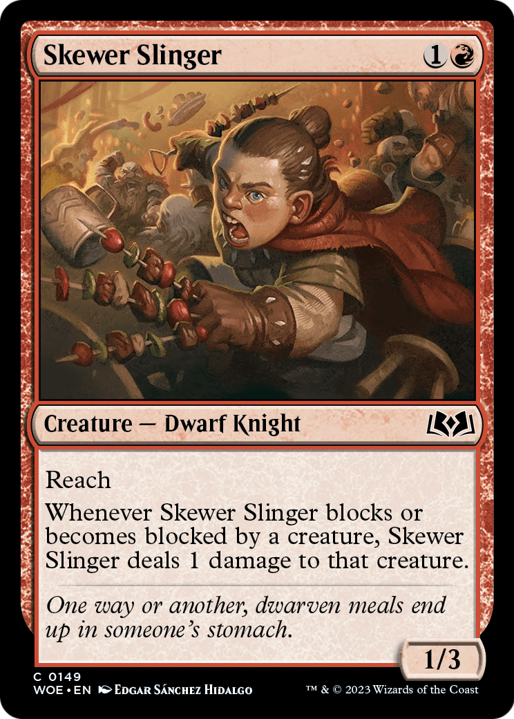 Skewer Slinger (WOE-149) [Wilds of Eldraine]