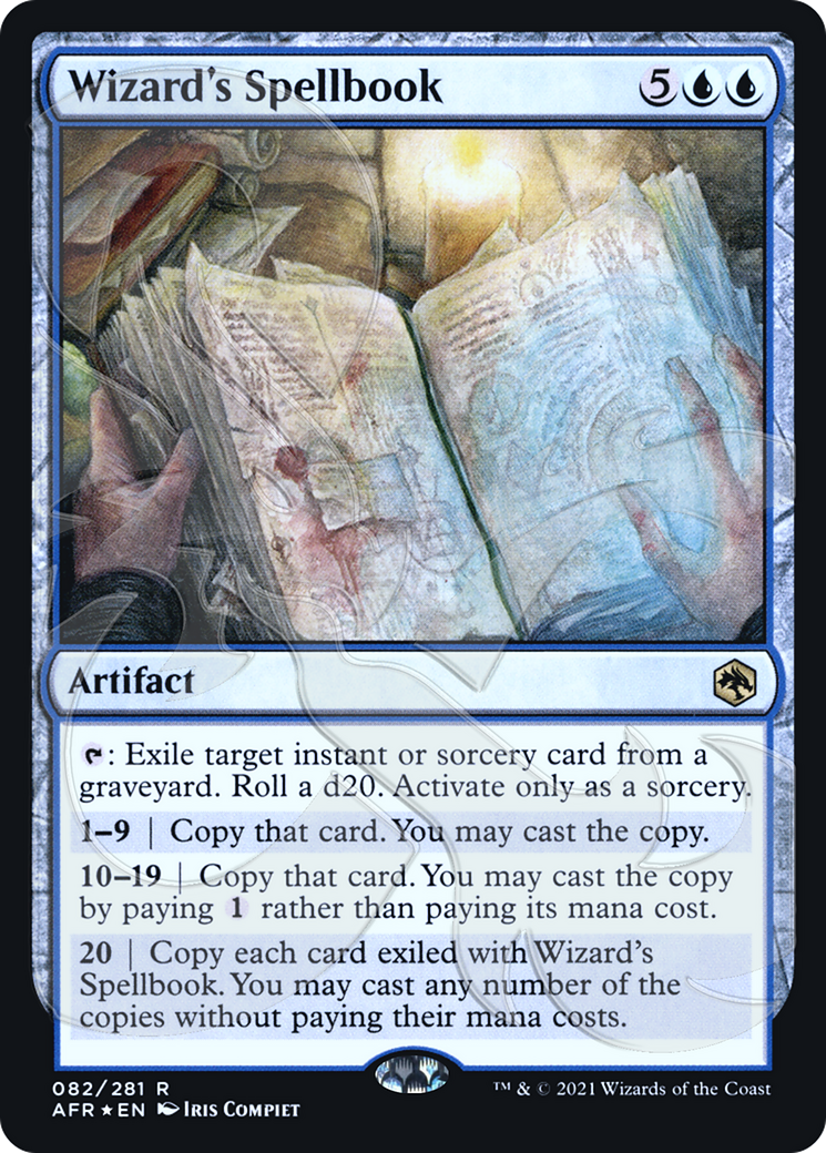 Wizard's Spellbook (AFR&-082) [Adventures in the Forgotten Realms Promos] Foil