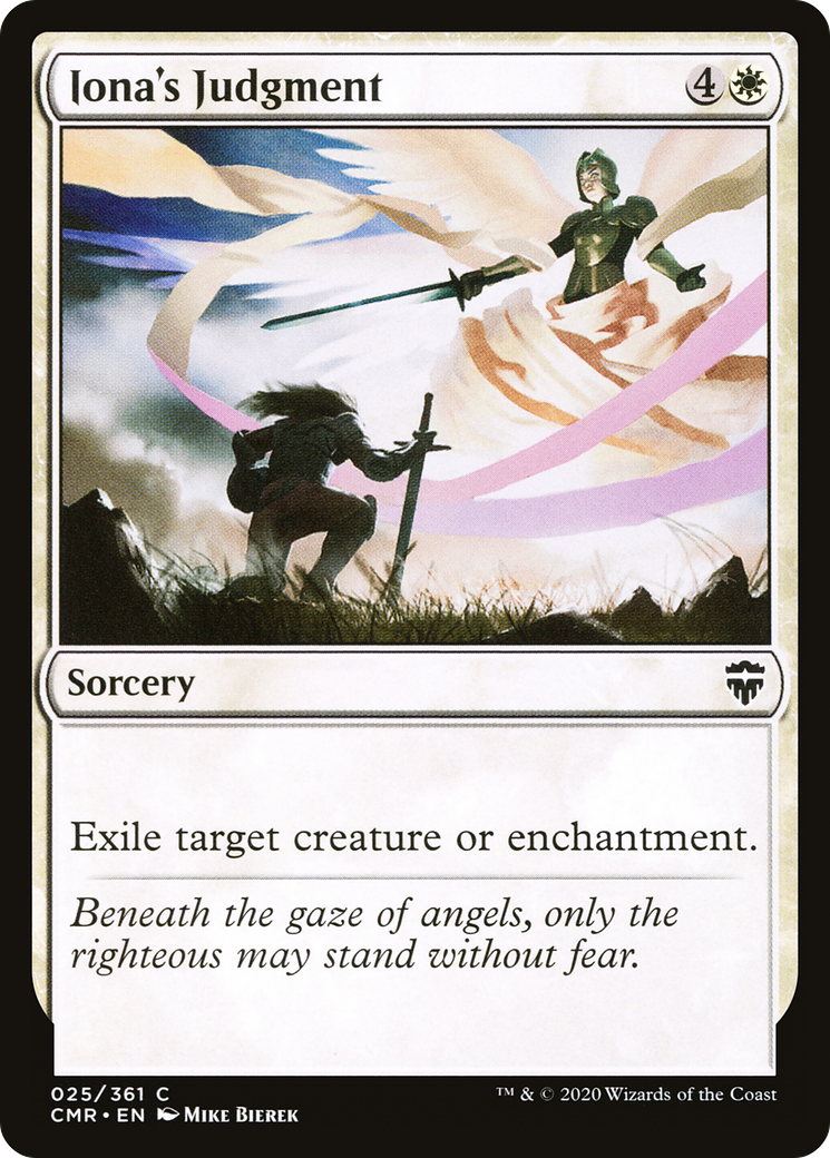 Iona's Judgment (CMR-025) [Commander Legends]