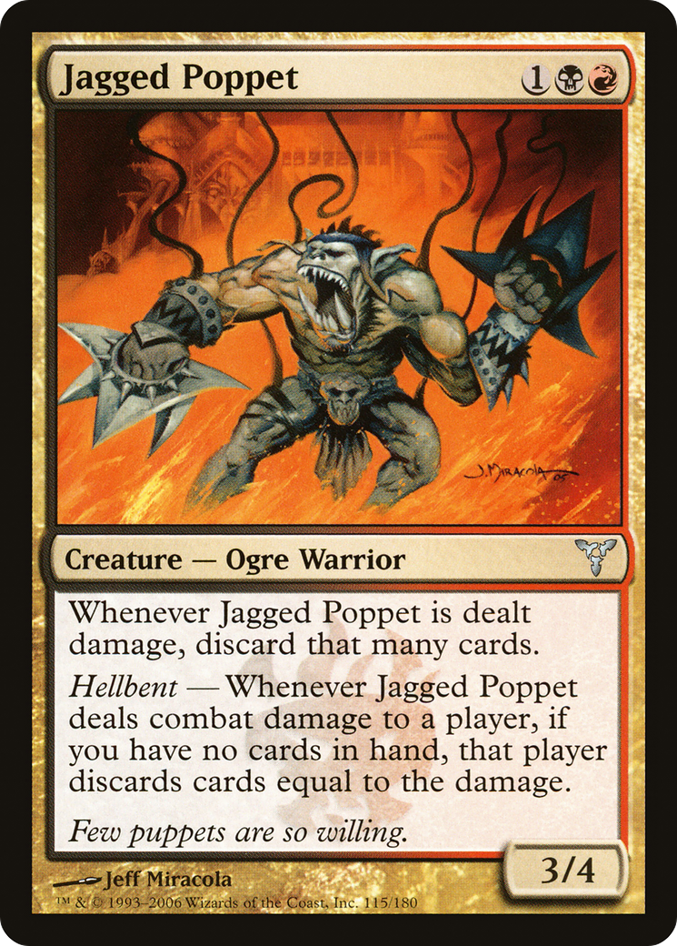Jagged Poppet (DIS-115) [Dissension] Foil