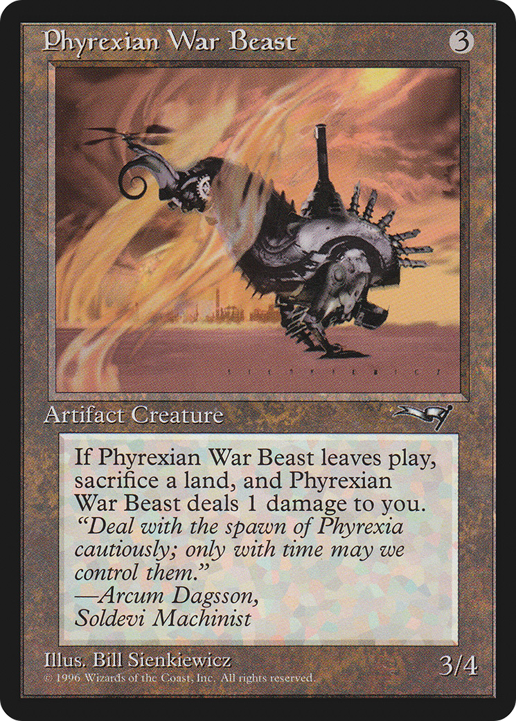 Phyrexian War Beast (ALL-170) [Alliances]