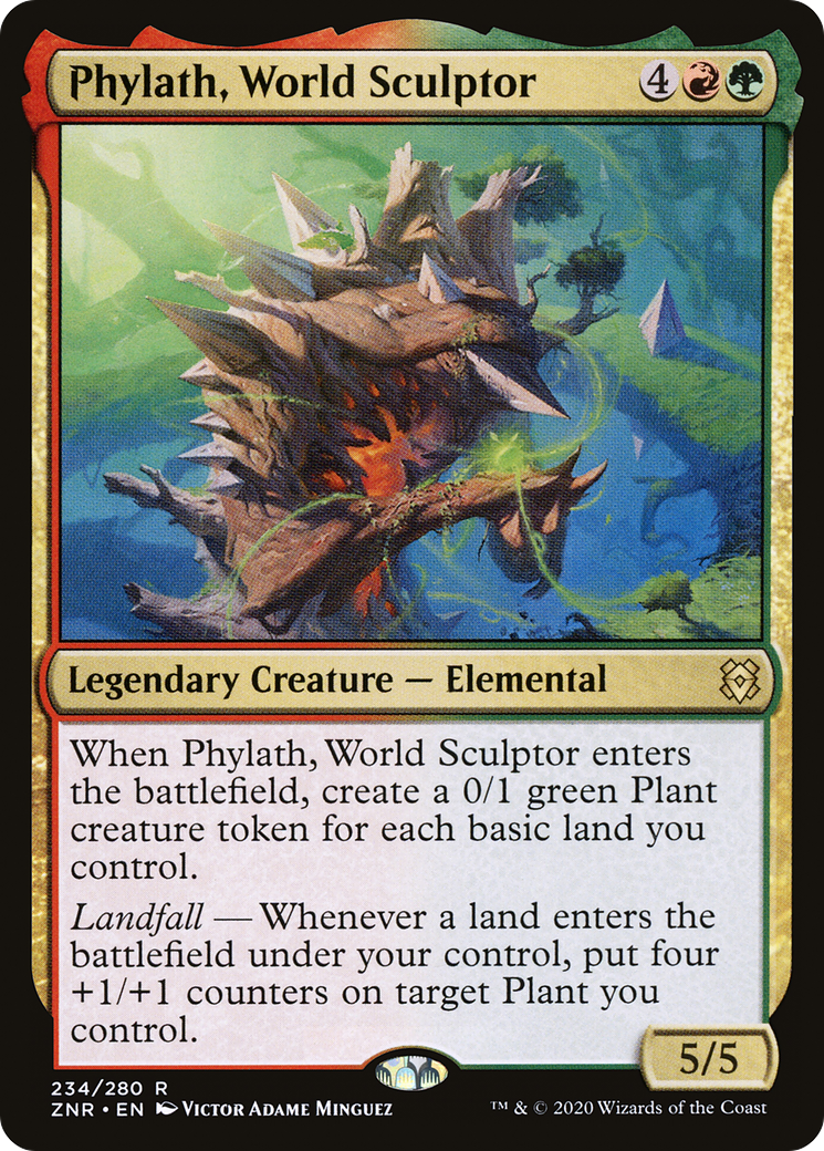 Phylath, World Sculptor (ZNR-234) [Zendikar Rising]