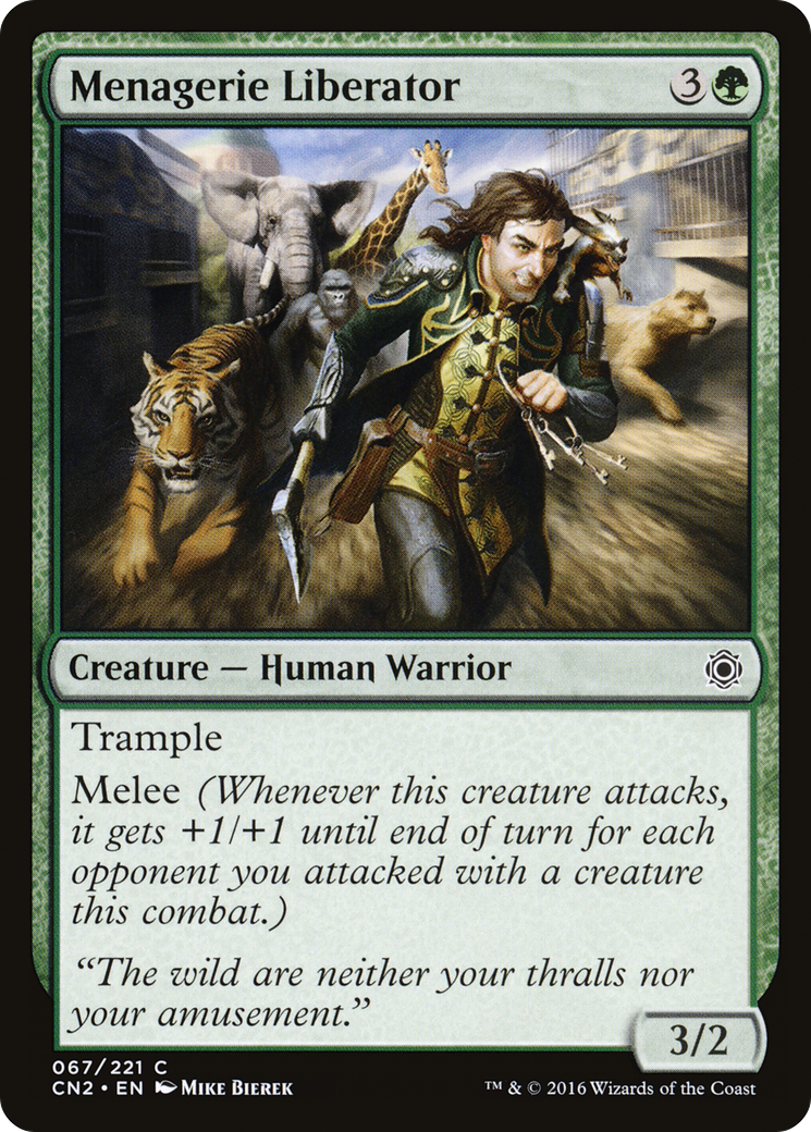Menagerie Liberator (CN2-067) [Conspiracy: Take the Crown] Foil