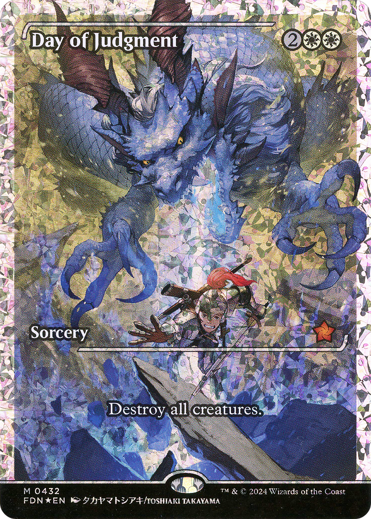 Day of Judgment (Showcase) (Fracture Foil) (FDN-432) [Foundations] Foil