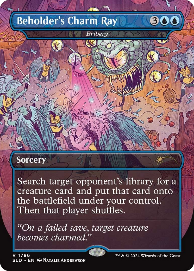 Bribery (SLD-1786) (Borderless) [Secret Lair Drop] Foil
