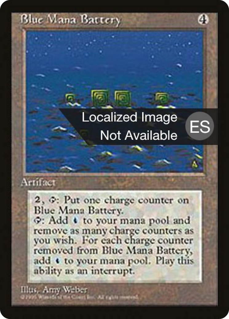 Blue Mana Battery [Fourth Edition Foreign Black Border]