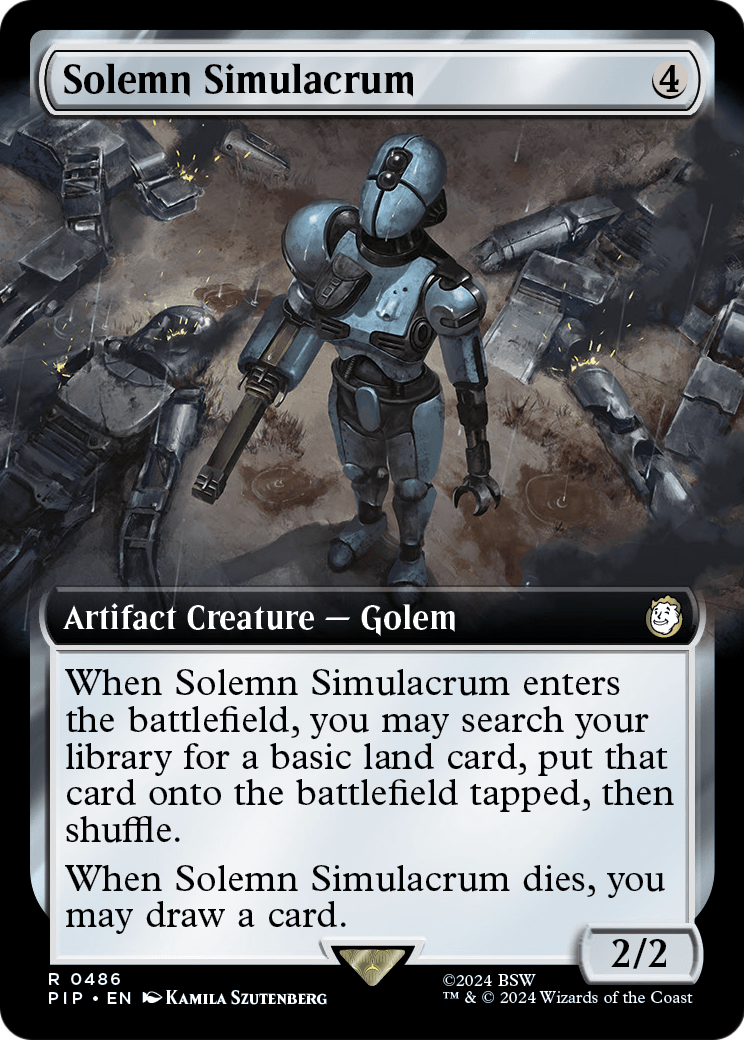 Solemn Simulacrum (Extended Art) (PIP-486) [Fallout]