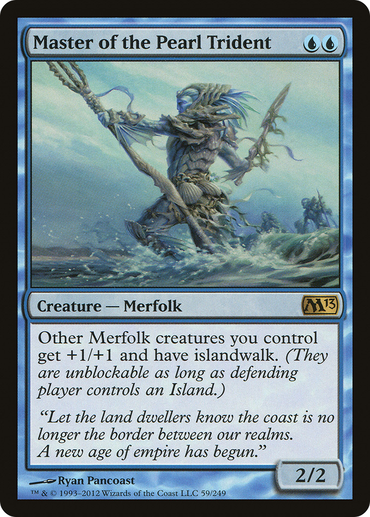 Master of the Pearl Trident (M13-059) [Magic 2013] Foil