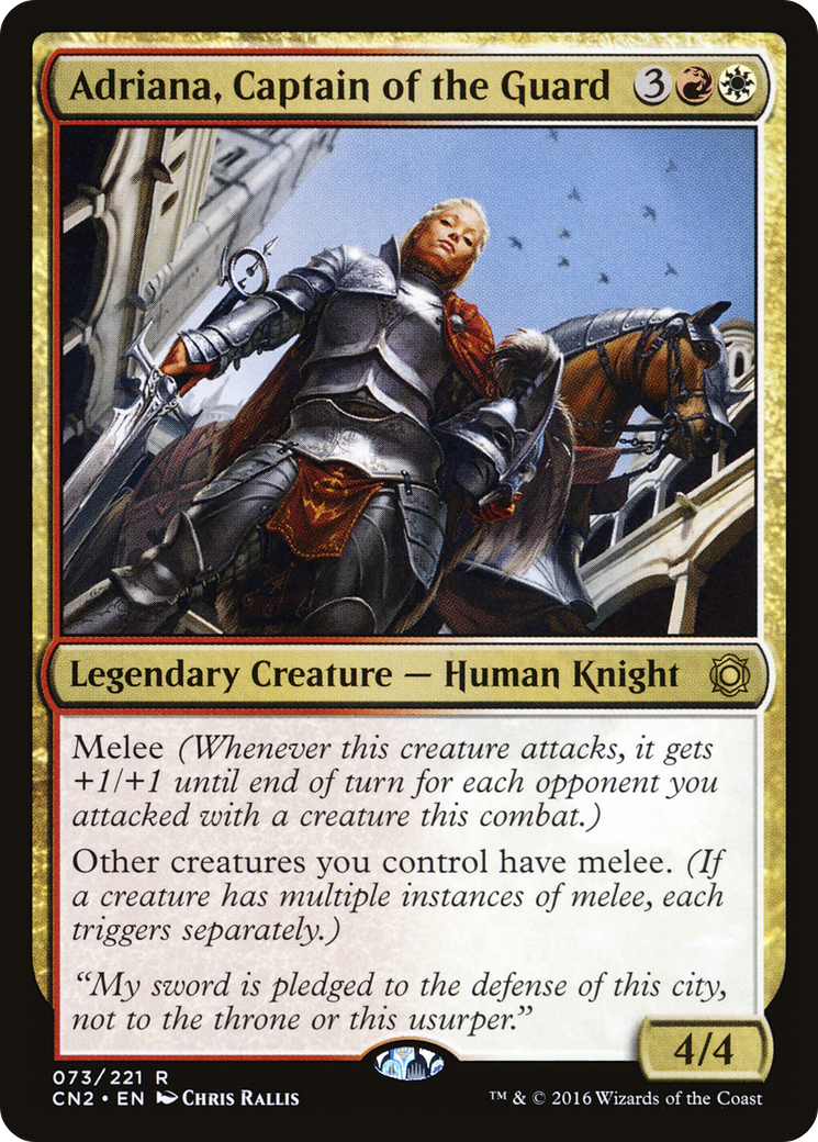 Adriana, Captain of the Guard (CN2-073) [Conspiracy: Take the Crown]