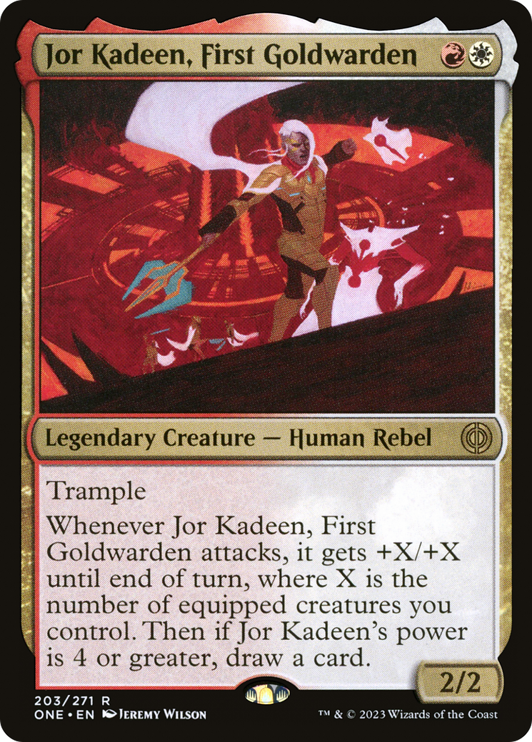 Jor Kadeen, First Goldwarden (ONE-203) [Phyrexia: All Will Be One]