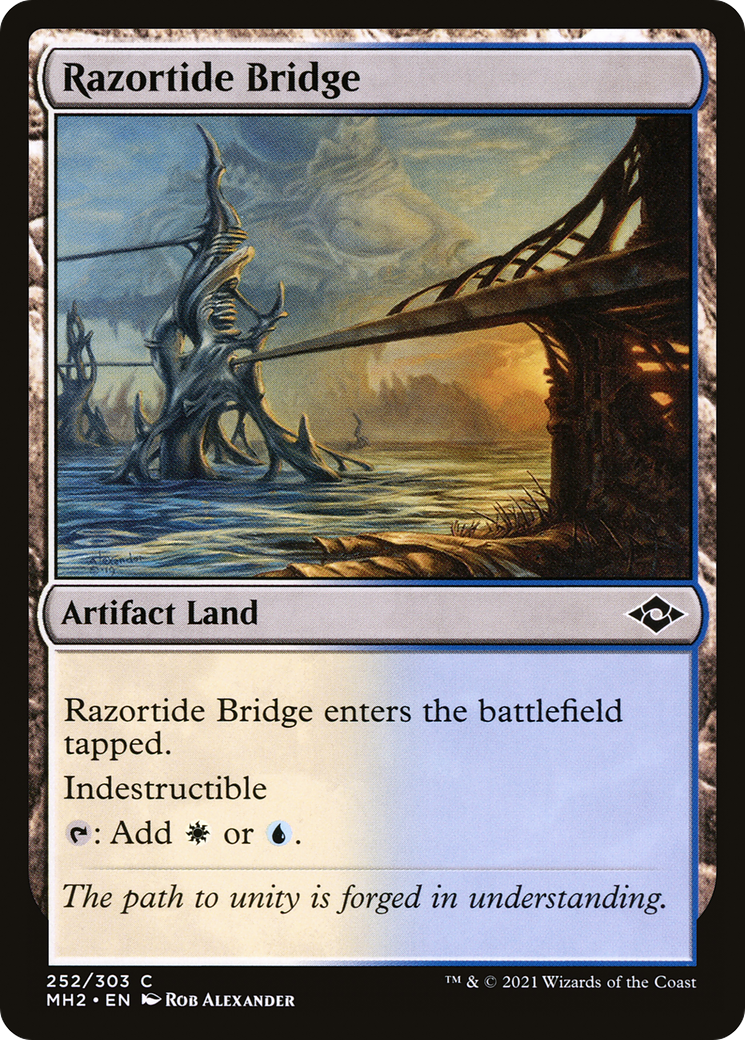 Razortide Bridge (MH2-252) [Modern Horizons 2] Foil