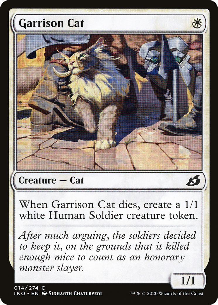 Garrison Cat (IKO-014) [Ikoria: Lair of Behemoths]
