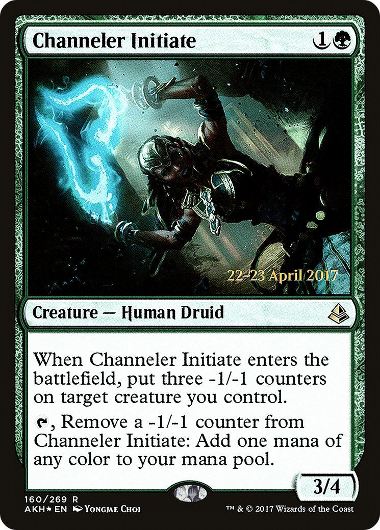Channeler Initiate (PRE-160S) [Amonkhet Promos] Foil